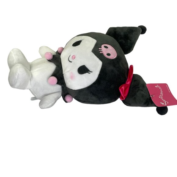 Kuromi Sanrio Plush Toy Stuffed Animal Bow 12" Soft Cinnamoroll Japan Bow Skull - Picture 6 of 12